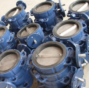 J Cast Ductile Iron Butterfly valves with J brand logo for Saudi Arabia KSA