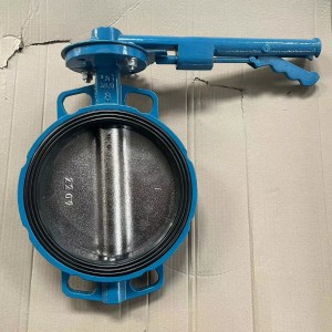 J Cast Ductile Iron Butterfly valves with J brand logo for Saudi Arabia KSA