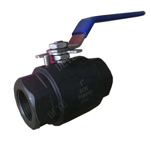 forged A105 150LBS ball valve with Threaded NPT ends