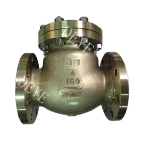 Flanged bronze ball valve with items No. BRZ-BV-01