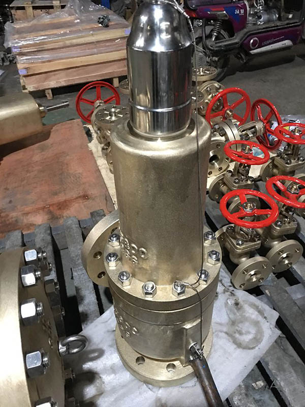 Bronze valve C95800 for sea project in Mauritius dated in JAN. 2020-2