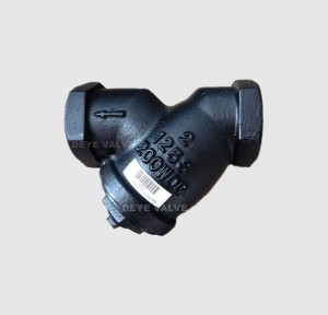 Cast Iron Threaded Y-Strainer Y-W-02