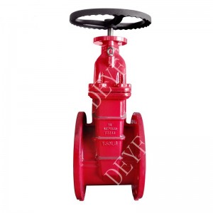 BS5163 Cast Iron large resilient Gate Valve with Bevel Gear ( GV-H-32)