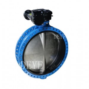 concentric flanged Butterfly Valves for water project BFV-1012