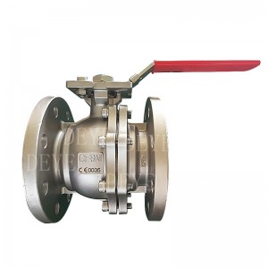long type SS DIN ball valve with BSP BSPT
