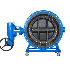 Ebonited Double Eccentric Butterfly valve