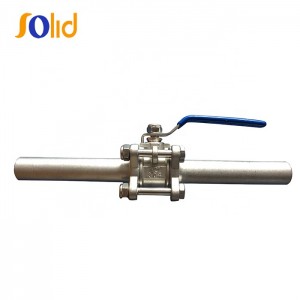 fully welded burried ball valve with extended stem  (BV-300-4W)