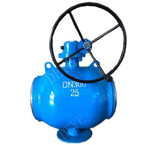 fully welded BW carbon steel ball valve with Gearbox Operated (BV-FW-25)