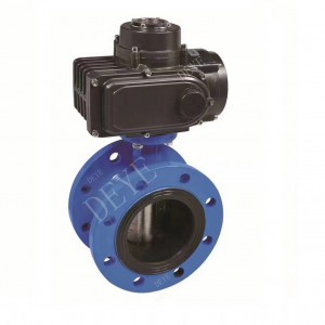 Motorized GGG50 Flanged Butterfly Valve BFV-1011