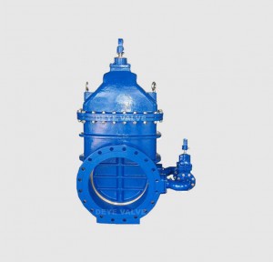 Cast Iron Big sizes metal seat Gate Valve with by pass  (GV-H-16)