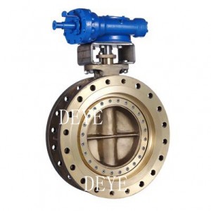 Triple Offset Metal seated Butterfly Valve