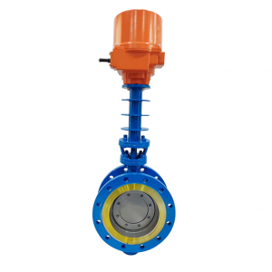 duplex SS Triple offset Butterfly valve