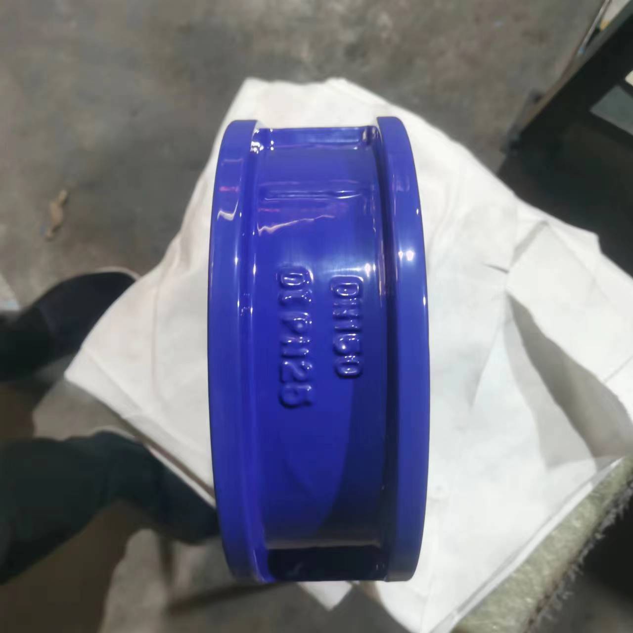 PN25 ductile iron wafer check valve, test result