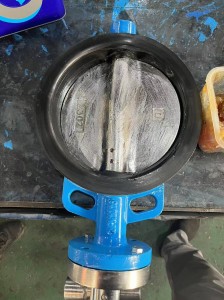 Cast Iron Butterfly valve for Slurry mine and slag cement